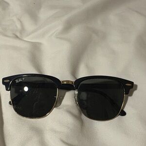 Ray-Ban Classic Black and Gold Sunglasses
